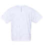Phiten DRYメッシュ半袖Tシャツ ホワイト: バックスタイル