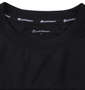 Phiten DRYメッシュ半袖Tシャツ ブラック: アクアチタン含侵テープ