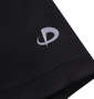 Phiten DRYメッシュ半袖Tシャツ ブラック: 袖の再帰反射プリント