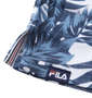 FILA GOLF フリージングスキンボタニカルプリントホリゾンタルカラー半袖シャツ ネイビー: サイドスリット