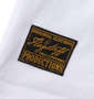 FLAGSTAFF×PEANUTS スヌーピーコラボ半袖Tシャツ ホワイト: 裾ピスネーム