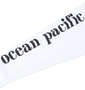 OCEAN PACIFIC 長袖フルジップパーカーラッシュガード ホワイト: 袖プリント