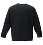 DESCENTE S.F.TECH SUNSCREENスクエアロゴ長袖Tシャツ ブラック: バックスタイル