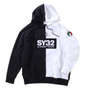 SY32 by SWEET YEARS サガラワッペンボックスロゴプルパーカー ミックス:
