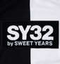 SY32 by SWEET YEARS サガラワッペンボックスロゴプルパーカー ミックス: サガラワッペン