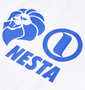 NESTA BRAND 天竺長袖Tシャツ ホワイト: 胸プリント
