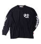 NESTA BRAND 天竺長袖Tシャツ ブラック: