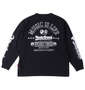 NESTA BRAND 天竺長袖Tシャツ ブラック: バックスタイル