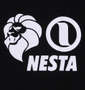 NESTA BRAND 天竺長袖Tシャツ ブラック: 胸プリント