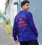 NESTA BRAND 天竺長袖Tシャツ ブルー: