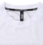 SY32 by SWEET YEARS エクスチェンジエンボスカモ半袖Tシャツ ホワイト: 襟の消臭テープ