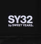 SY32 by SWEET YEARS エクスチェンジエンボスカモ半袖Tシャツ ブラック: