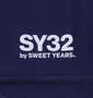 SY32 by SWEET YEARS エクスチェンジエンボスカモ半袖Tシャツ ネイビー: 左胸プリント