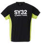SY32 by SWEET YEARS アスレチックプラクティス半袖Tシャツ ブラック:
