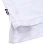 SY32 by SWEET YEARS エンボスボックスロゴジップ半袖ポロシャツ ホワイト: 裾サイドスリット