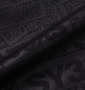 SY32 by SWEET YEARS エンボスボックスロゴジップ半袖ポロシャツ ブラック: 生地拡大