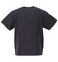 Mc.S.P オーガニックコットンクルーネック半袖Tシャツ チャコール杢: バックスタイル