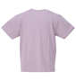 Mc.S.P オーガニックコットンクルーネック半袖Tシャツ ラベンダー: バックスタイル