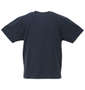 Mc.S.P オーガニックコットン混スラブVネック半袖Tシャツ ブラック杢: バックスタイル