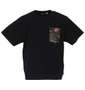 Coleman USAコットンポケット付半袖Tシャツ ブラック