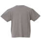 Mc.S.P タックボーダーフェイクレイヤードヘンリー半袖Tシャツ ライトグレー: バックスタイル