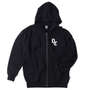 DCSHOES 23BIG OE BACK LOGOフルジップパーカー ブラック:
