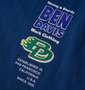 BEN DAVIS スポンサードエンブレム長袖Tシャツ ダークブルー: フロントプリント