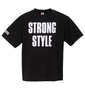 新日本プロレス STRONG STYLE半袖Tシャツ ブラック:
