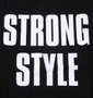 新日本プロレス STRONG STYLE半袖Tシャツ ブラック: プリント