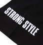 新日本プロレス STRONG STYLE半袖Tシャツ ブラック: 袖プリント