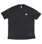 adidas golf BOSジャガードグラフィック半袖モックネックシャツ ブラック: