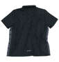 adidas golf HEAT.RDYデボスグラフィック半袖シャツ ブラック: バックスタイル