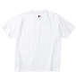 FUN for modemdesign オジサンワンポイント刺繍胸ポケット付半袖Tシャツ ホワイト: バックスタイル