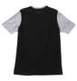 adidas M ESS BL半袖Tシャツ ブラック×ミディアムグレーヘザー: バックスタイル