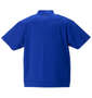 SRIXON 【松山プロ・星野プロ共同開発】ロゴデザインモックネック半袖シャツ ブルー: バックスタイル