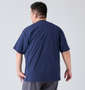 MOVESPORT SUNSCREEN TOUGHオーセンティックロゴ半袖Tシャツ ネイビー: