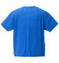 MOVESPORT SUNSCREEN TOUGHオーセンティックロゴ半袖Tシャツ ブルー: バックスタイル