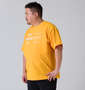 MOVESPORT SUNSCREEN TOUGHオーセンティックロゴ半袖Tシャツ オレンジ: