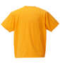 MOVESPORT SUNSCREEN TOUGHオーセンティックロゴ半袖Tシャツ オレンジ: バックスタイル