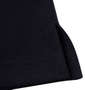 Mc.S.P 鹿の子ラインリブ衿半袖ポロシャツ ブラック: サイドスリット