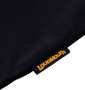 LOUDMOUTH スムースモックネック半袖シャツ ブラック: 裾ピスネーム(ラバー素材)