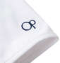 OCEAN PACIFIC PEARTEX UV長袖フルジップパーカー ホワイト: 袖口刺繍