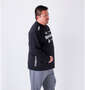 MOVESPORT ドライメッシュオーセンティックロゴ長袖Tシャツ ブラック: