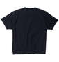Mc.S.P オーガニックコットンクルーネック半袖Tシャツ ブラック: バックスタイル