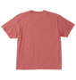 Mc.S.P オーガニックコットンクルーネック半袖Tシャツ レッド: バックスタイル