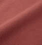 Mc.S.P オーガニックコットンクルーネック半袖Tシャツ レッド: 生地拡大