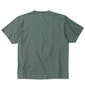 Mc.S.P オーガニックコットンクルーネック半袖Tシャツ グリーン: バックスタイル