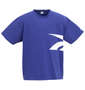 Reebok サイドベクターグラフィック半袖Tシャツ ブルー: