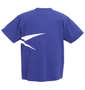 Reebok サイドベクターグラフィック半袖Tシャツ ブルー: バックスタイル