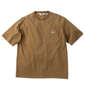 BEN DAVIS BEN'Sポケット付半袖Tシャツ キャメル